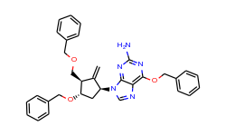 6-(benzyloxy)-9-[(1s,3r,4s)-2-methylene-4-(phenylmethoxy)-3-[(phenylmethoxy)methyl]cyclopentyl]-9h-p