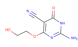 2-amino-4-(2-hydroxyethoxy)-6-oxo-1,6-dihydro-5-pyrimidinecarbonitrile
