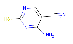 4-amino-2-mercaptopyrimidine-5-carbonitrile