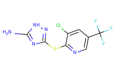 3-{[3-chloro-5-(trifluoromethyl)-2-pyridinyl]-sulfanyl}-1h-1,2,4-triazol-5-amine