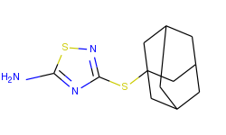 3-(adamantan-1-ylsulfanyl)-[1,2,4]thiadiazol-5-ylamine