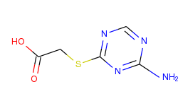 [(4-amino-1,3,5-triazin-2-yl)thio]acetic acid