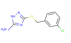 3-[(3-chlorobenzyl)sulfanyl]-1h-1,2,4-triazol-5-ylamine