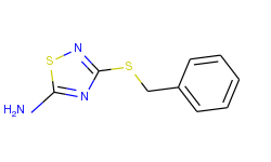 3-benzylsulfanyl-[1,2,4]thiadiazol-5-ylamine