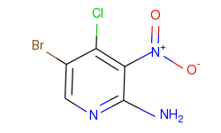 2-amino-5-bromo-4-chloro-3-nitropyridine