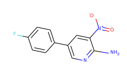 5-(4-fluorophenyl)-3-nitro-2-pyridinylamine