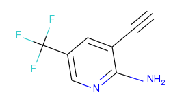 3-ethynyl-5-(trifluoromethyl)-2-pyridinylamine