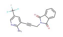 2-{3-[2-amino-5-(trifluoromethyl)-3-pyridinyl]-2-propynyl}-1h-isoindole-1,3(2h)-dione