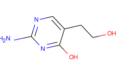 2-amino-5-(2-hydroxyethyl)pyrimidin-4-ol