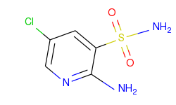 2-amino-5-chloro-pyridine-3-sulfonic acid amide