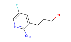 3-(2-amino-5-fluoropyridin-3-yl)propan-1-ol