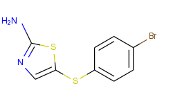 5-[(4-bromophenyl)sulfanyl]-1,3-thiazol-2-ylamine