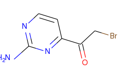 1-(2-aminopyrimidin-4-yl)-2-bromoethanone