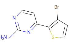 4-(3-bromo-2-thienyl)-2-pyrimidinamine