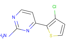 4-(3-chloro-2-thienyl)-2-pyrimidinamine