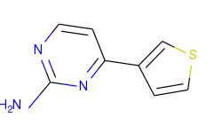 4-(3-thienyl)-2-pyrimidinamine
