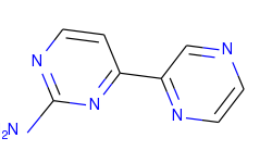 4-(2-pyrazinyl)-2-pyrimidinamine