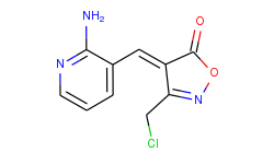(4e)-4-[(2-aminopyridin-3-yl)methylene]-3-(chloromethyl)isoxazol-5(4h)-one