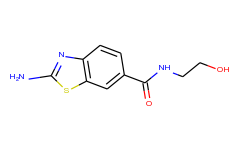 2-amino-benzothiazole-6-carboxylic acid (2-hydroxy-ethyl)-amide