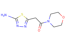 2-(5-amino-[1,3,4]thiadiazol-2-yl)-1-morpholin-4-yl-ethanone