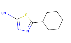 5-cyclohexyl-[1,3,4]thiadiazol-2-ylamine