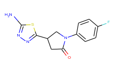 4-(5-amino-1,3,4-thiadiazol-2-yl)-1-(4-fluorophenyl)pyrrolidin-2-one