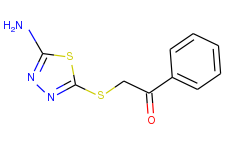 2-(5-amino-[1,3,4]thiadiazol-2-ylsulfanyl)-1-phenylethanone