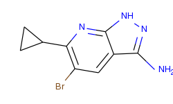 5-bromo-6-cyclopropyl-1h-pyrazolo[3,4-b]pyridin-3-amine
