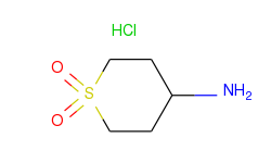 2H-Thiopyran-4-amine, tetrahydro-, 1,1-dioxide, hydrochloride