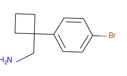 c-[1-(4-bromo-phenyl)-cyclobutyl]-methylamine