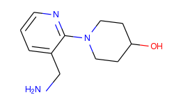 1-[3-(aminomethyl)-2-pyridinyl]-4-piperidinol