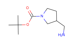 1-Pyrrolidinecarboxylic acid, 3-(aminomethyl)-, 1,1-dimethylethyl ester