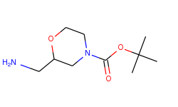 4-Morpholinecarboxylic acid, 2-(aminomethyl)-, 1,1-dimethylethyl ester