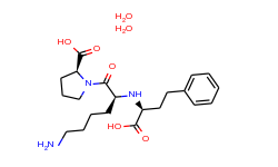 L-Proline, N2-[(1S)-1-carboxy-3-phenylpropyl]-L-lysyl-, dihydrate