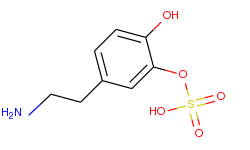 4-(2-Aminoethyl)-1-hydroxy-2-sulfooxy-benzene