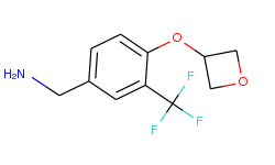 [4-(Oxetan-3-yloxy)-3-(trifluoromethyl)phenyl]methanamine