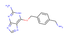 1H-Purin-2-amine, 6-[[4-(aminomethyl)phenyl]methoxy]-