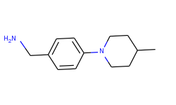 1-[4-(4-Methylpiperidin-1-yl)phenyl]methanamine