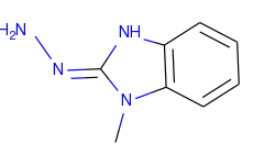 2H-Benzimidazol-2-one, 1,3-dihydro-1-methyl-, hydrazone