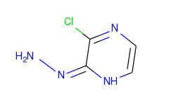 2(1H)-Pyrazinone, 3-chloro-, hydrazone