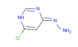 4(1H)-Pyrimidinone, 6-chloro-, hydrazone
