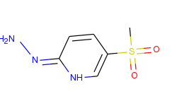 2(1H)-Pyridinone, 5-(methylsulfonyl)-, hydrazone