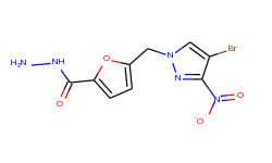 5-[(4-bromo-3-nitro-1h-pyrazol-1-yl)methyl]-2-furohydrazide