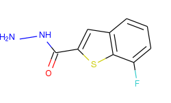 7-fluoro-1-benzothiophene-2-carbohydrazide