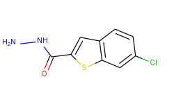 6-chloro-1-benzothiophene-2-carbohydrazide