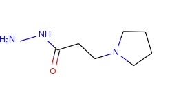 3-(1-pyrrolidinyl)propanohydrazide