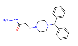 3-(4-benzhydryl-1-piperazinyl)propanohydrazide