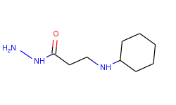 3-(cyclohexylamino)propanohydrazide