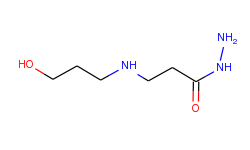 3-[(3-hydroxypropyl)amino]propanohydrazide