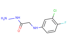 2-(3-chloro-4-fluoroanilino)acetohydrazide